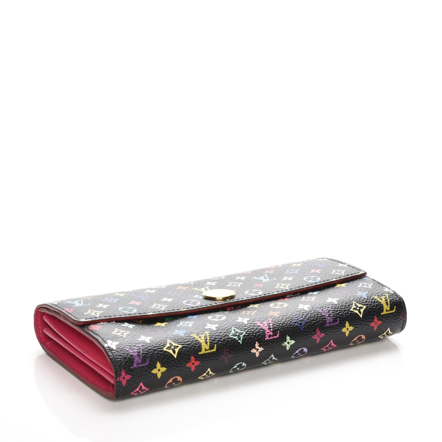 Louis Vuitton Monogram Multicolor Sarah Wallet Black Grenade 4 of 7