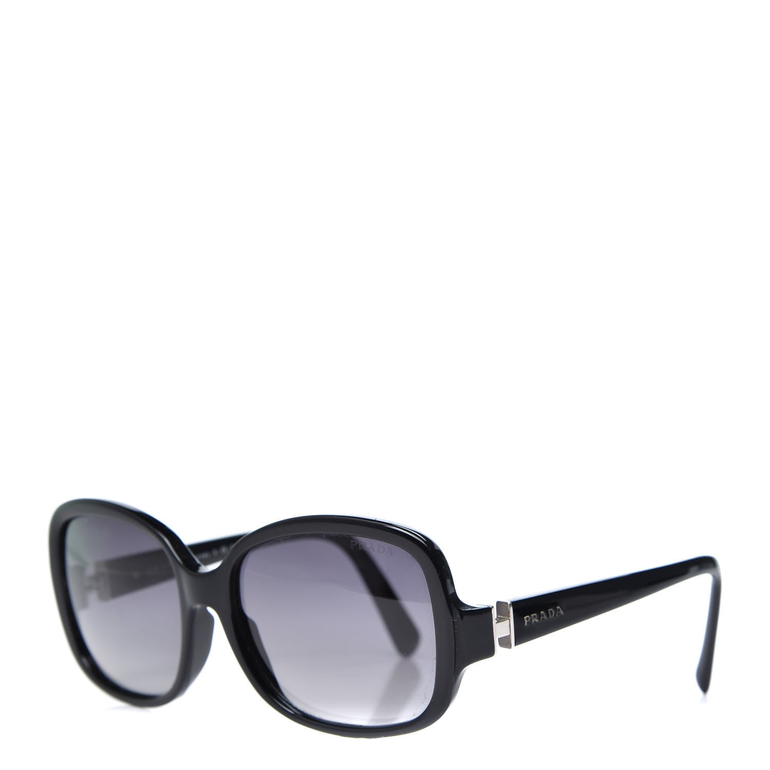 Prada Acetate Sunglasses SPR 17N Black 1 of 8