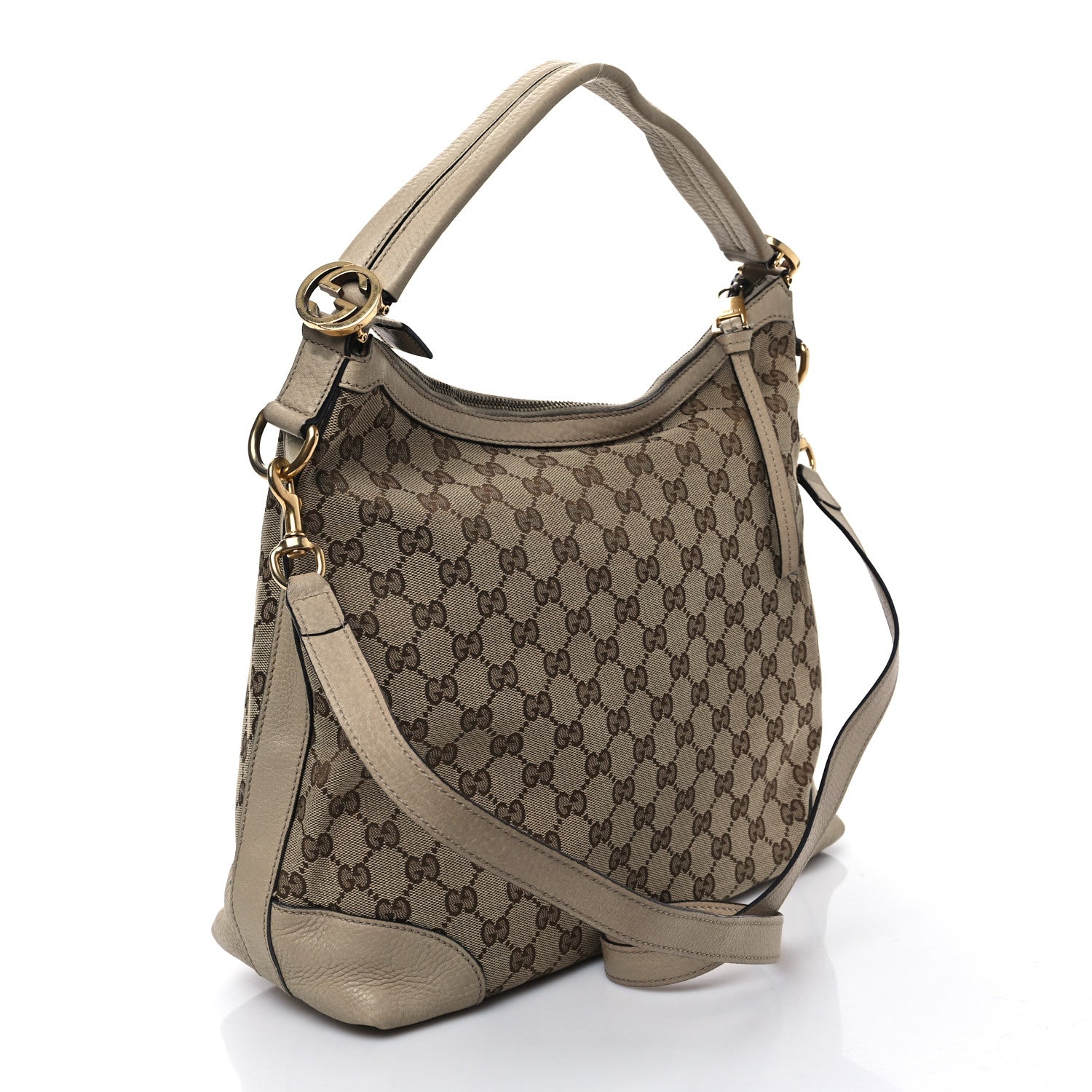 Gucci Monogram Old Libeccio Small Miss GG Hobo Off White 3 of 10