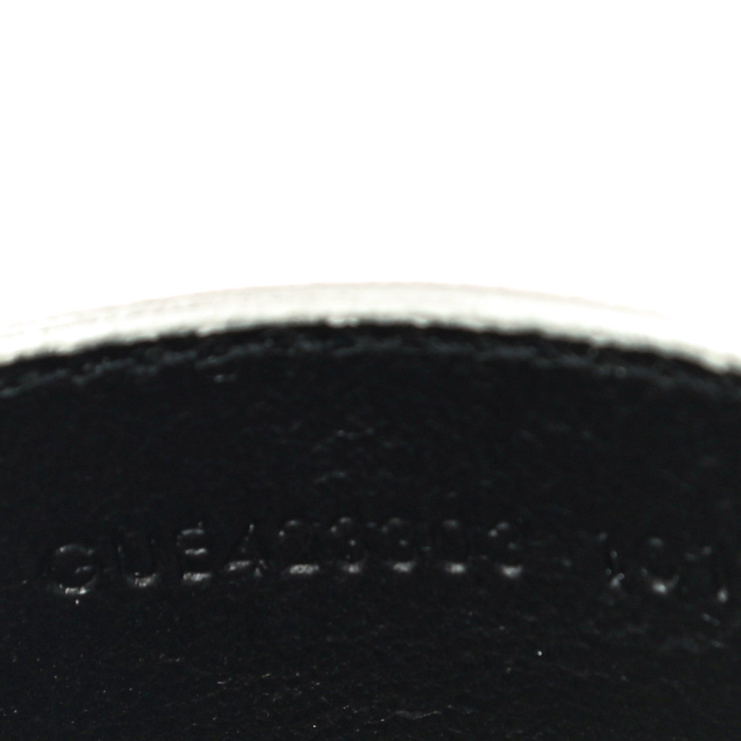 Saint Laurent Grain De Poudre Monogram Credit Card Case Black White 6 of 11