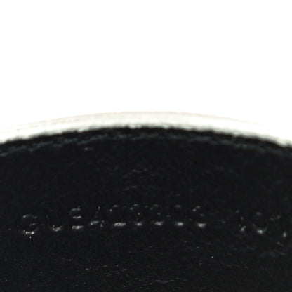 Saint Laurent Grain De Poudre Monogram Credit Card Case Black White 6 of 11