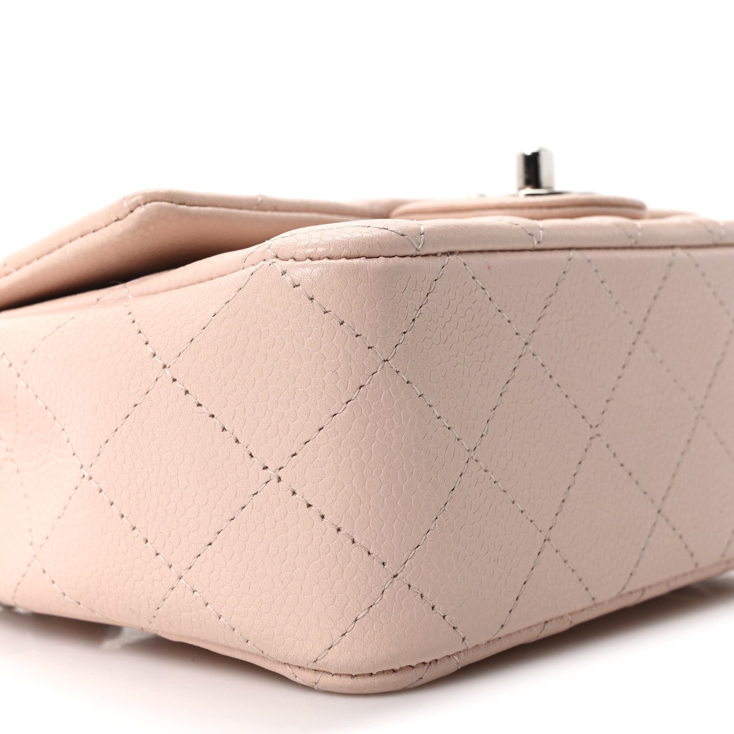 Chanel Caviar Quilted Mini Rectangular Flap Light Pink 9 of 10
