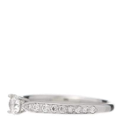 Tiffany Platinum Diamond .24ct Round Brilliant Harmony Engagement Ring 52 6 3 of 7