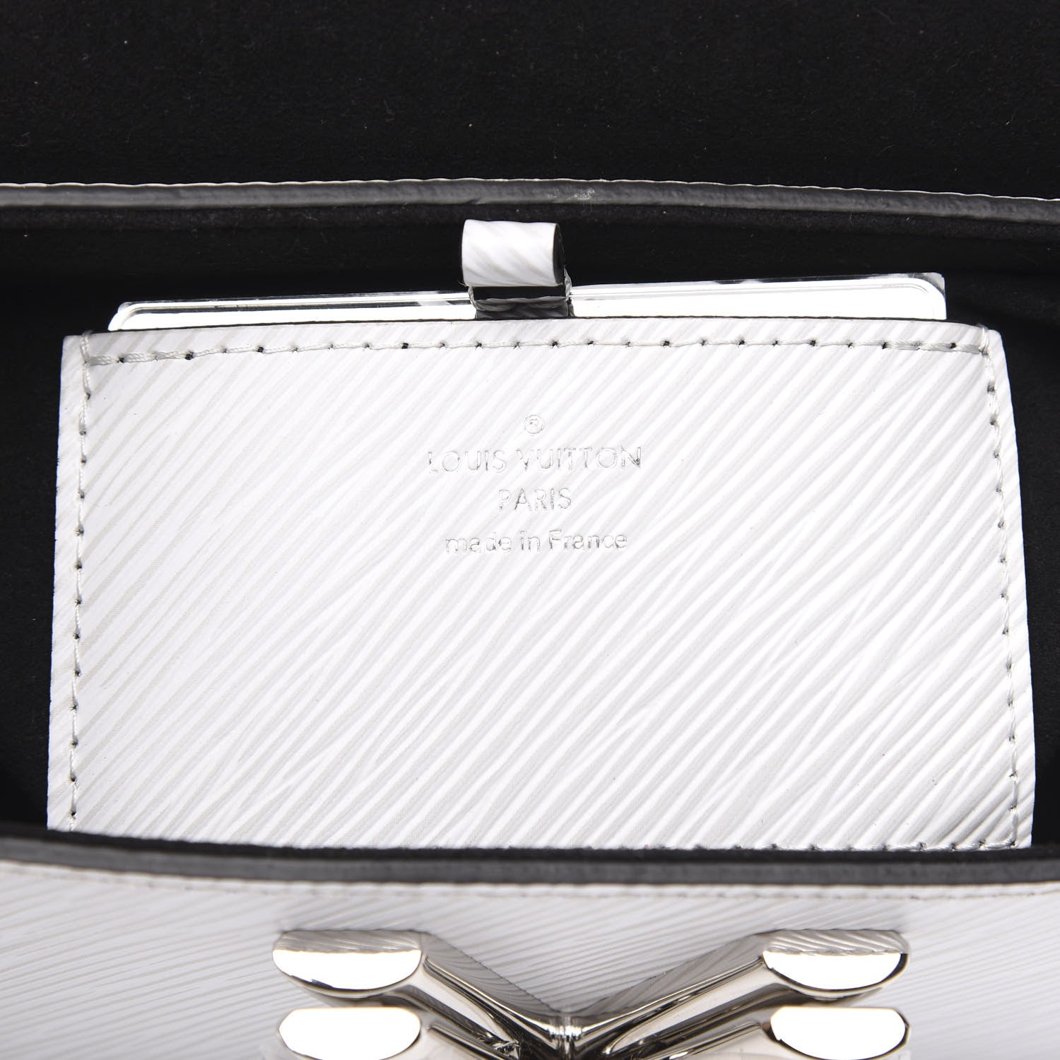 Louis Vuitton Epi Flower Jewels Twist Shoulder Bag PM White 6 of 10