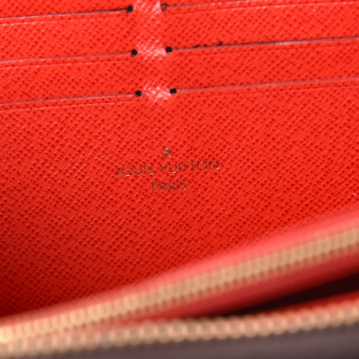 Monogram Zippy Wallet Coquelicot