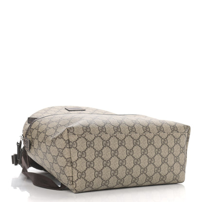 Gucci GG Supreme Monogram Margaux Calfskin Childrens Day Backpack Beige Ebony Cocoa Dark Chocolate 4 of 9