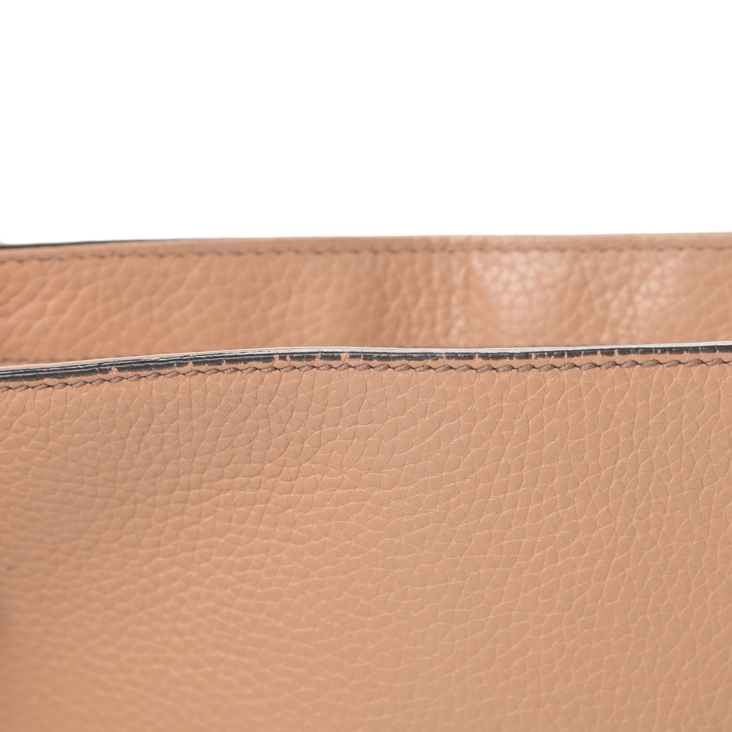 Gucci Pebbled Calfskin Medium Soho Flap Crossbody Camelia 14 of 18