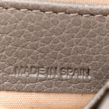 Chloe Grained Calfskin Joe Clutch Motty Grey 8 of 10