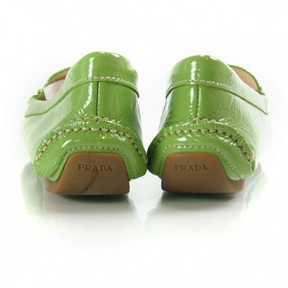 Prada Vernice Loafers 38.5 Green 3 of 10