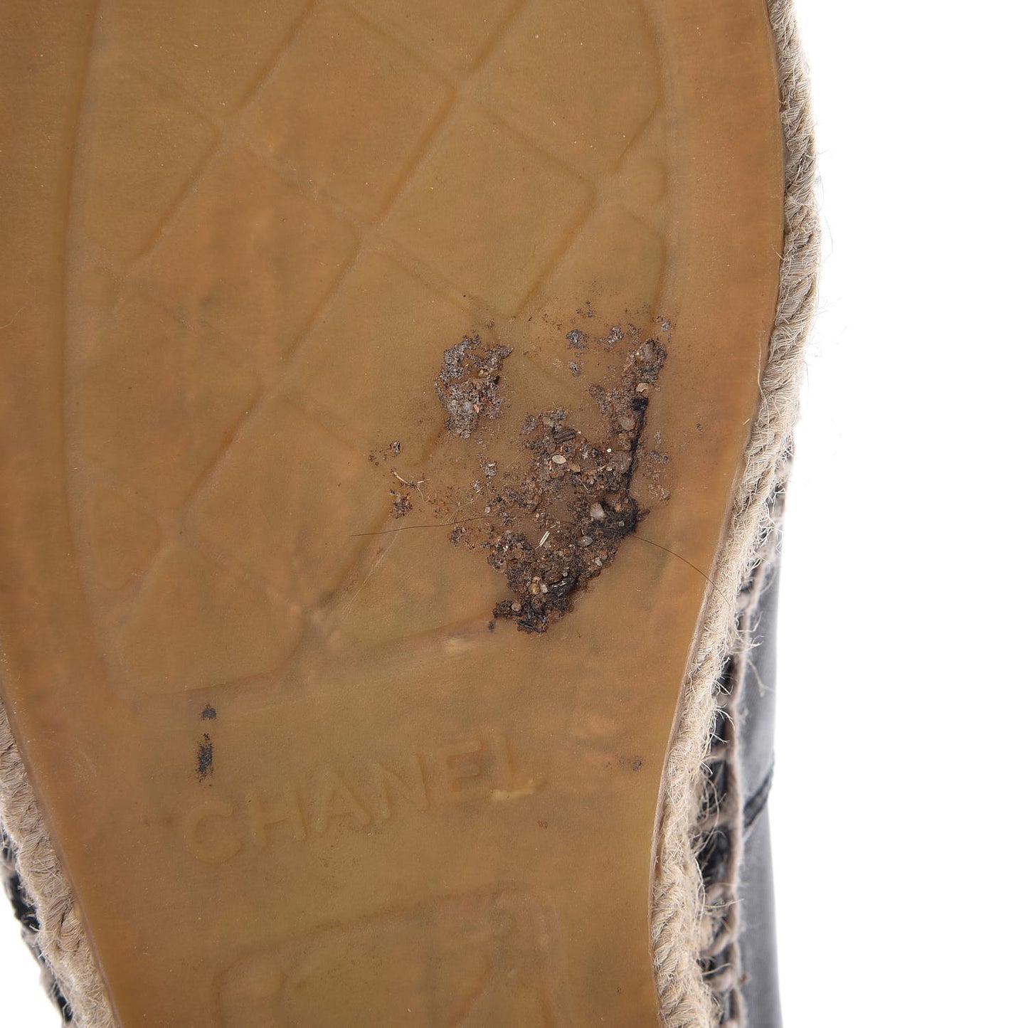 Lambskin CC Espadrilles 38 Black