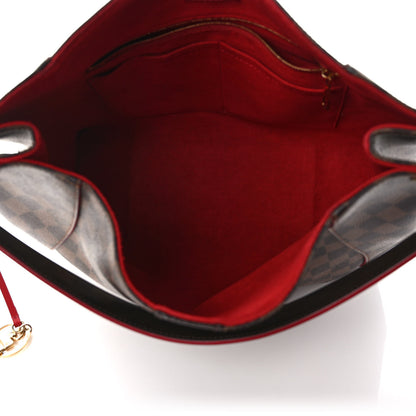 Louis Vuitton Damier Ebene Caissa Hobo Cherry 5 of 8
