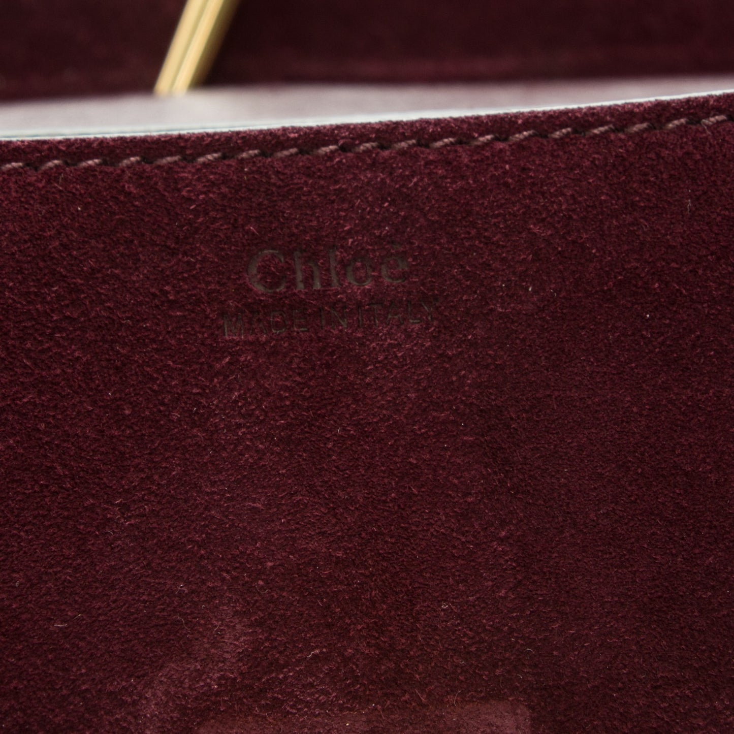 Suede Smooth Calfskin Drew Shoulder Bag Dark Purple