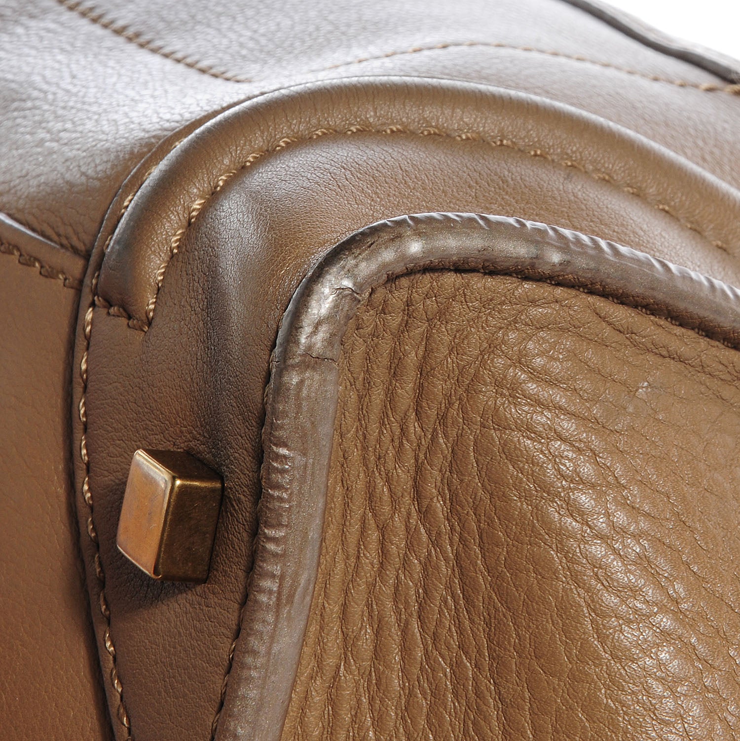 Celine Smooth Calfskin Mini Luggage Camel 7 of 14
