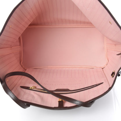 Louis Vuitton Damier Ebene Neo Neverfull MM Rose Ballerine 6 of 11