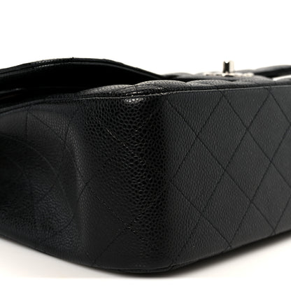 Chanel Caviar Quilted Jumbo Double Flap Black 10 of 12