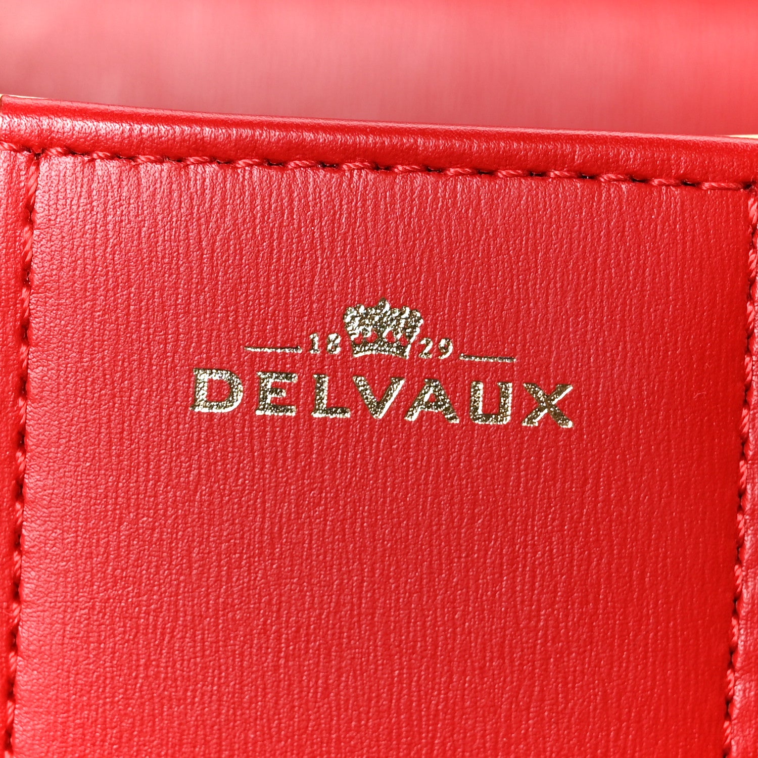 Delvaux Box Calfskin Mini Brillant Satchel Red 7 of 11