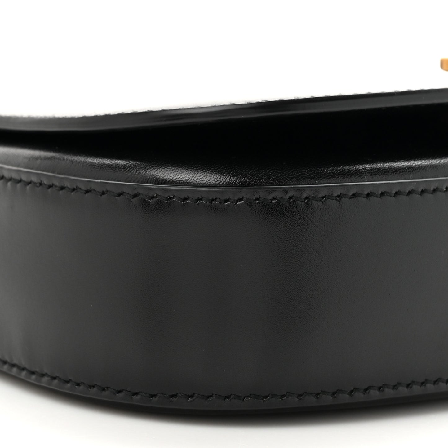 Box Calfskin Mini Voltaire Shoulder Bag Black