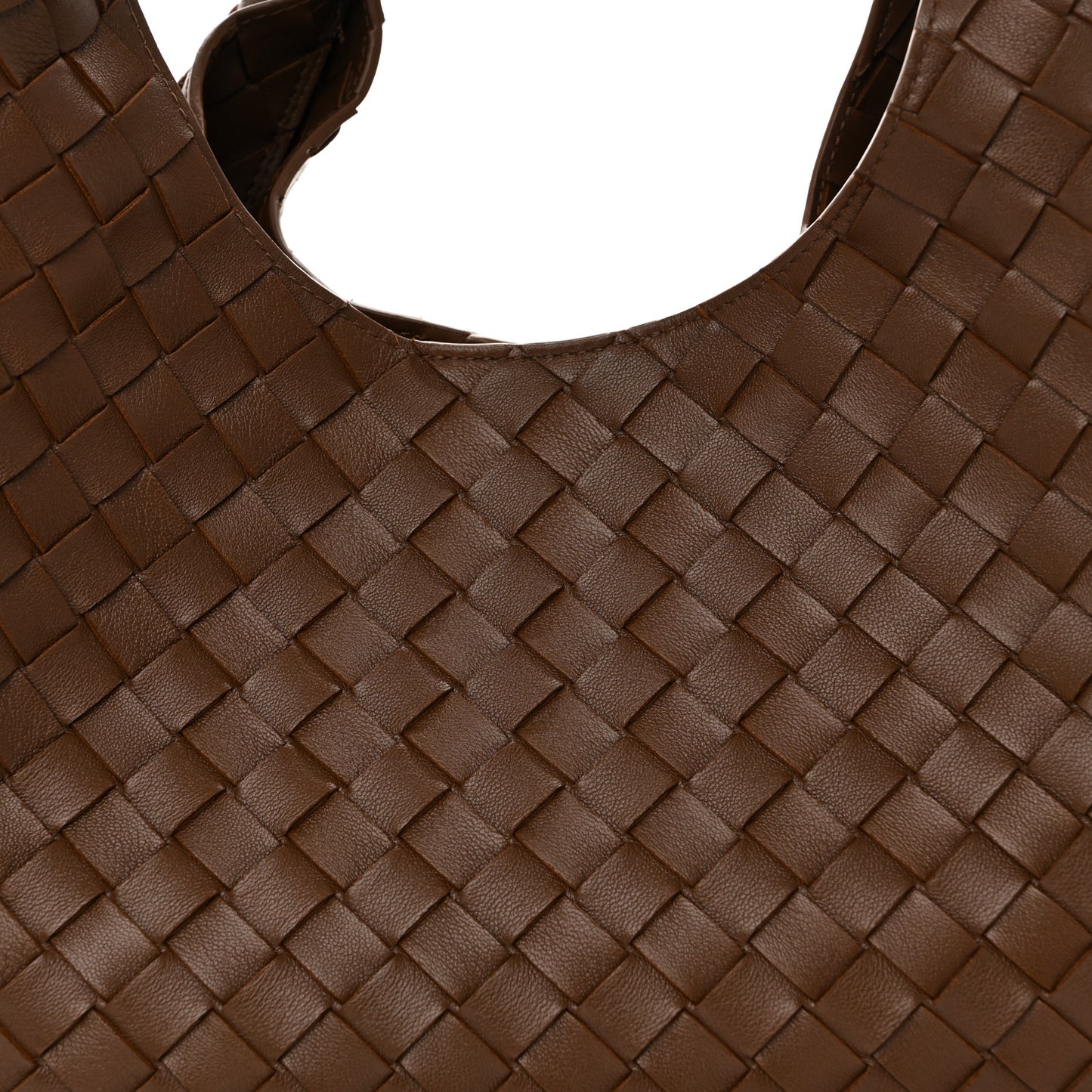 Intrecciato Medium Campana Shoulder Bag Tannin