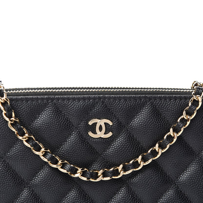 Chanel Caviar Quilted Small Clutch With Chain Black 11 of 12