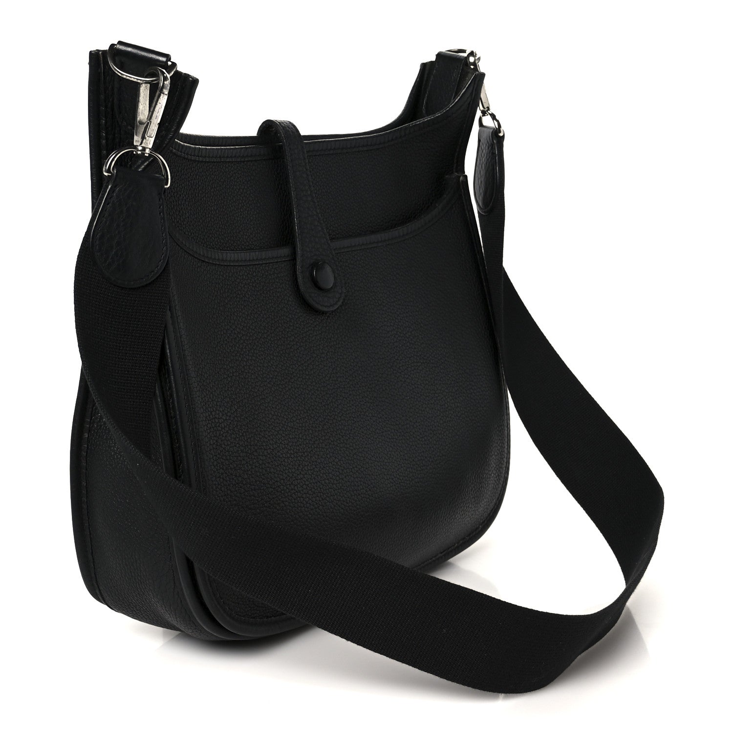Hermes Taurillon Clemence Evelyne II PM Black 3 of 10