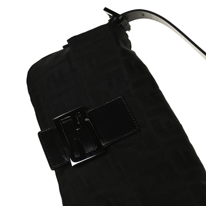 Fendi Nylon Zucca Baguette Black 12 of 12