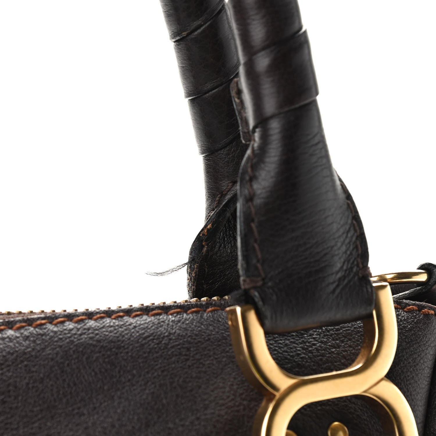 Chloe Calfskin Medium Marcie Satchel Truffle 12 of 14