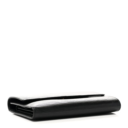 Louis Vuitton Epi Porte Tresor Etui Papiers Wallet Black 4 of 7