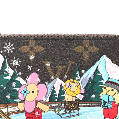 Louis Vuitton Monogram 2023 Christmas Animation Alpine Key Pouch Pink 7 of 7