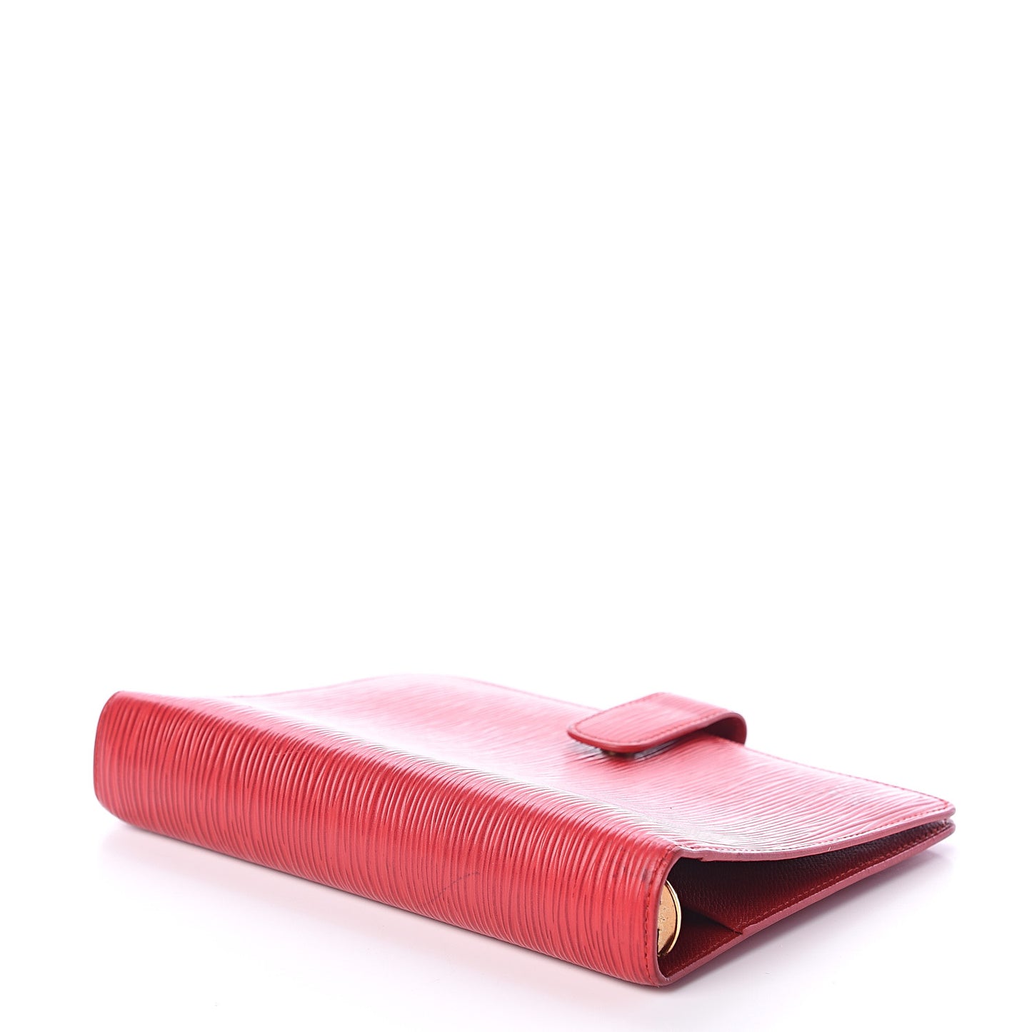 Epi Medium Ring Agenda Cover Rouge