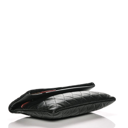 Chanel Caviar Quilted CC Beauty Clutch Black 4 of 7