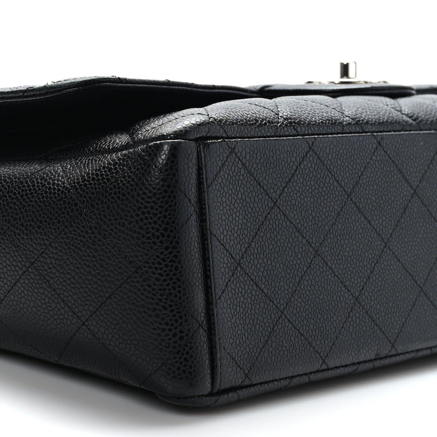 Chanel Caviar Quilted Maxi Double Flap Black 8 of 9