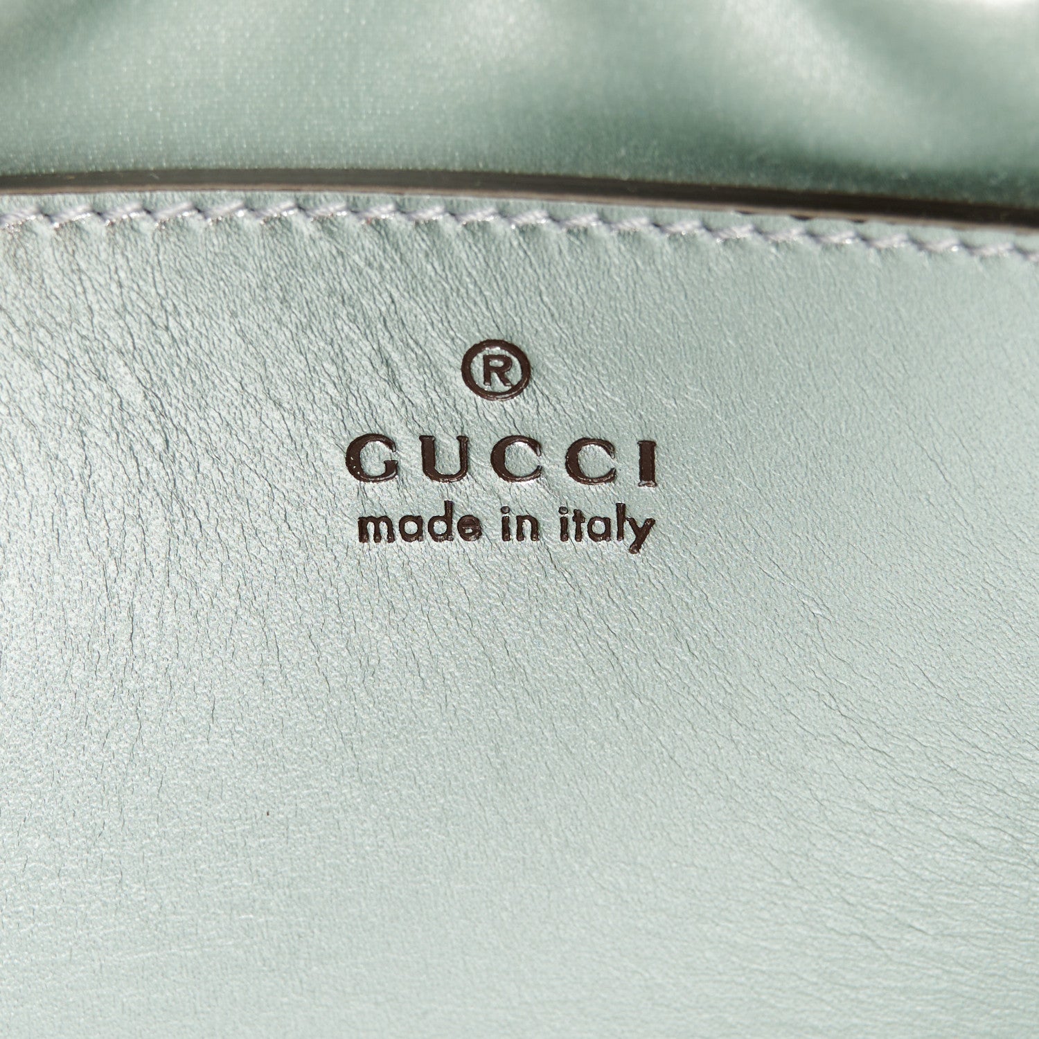 Gucci Iridescent Nappa Chevron Matelasse Small GG Marmont Chain Shoulder Bag Iridescent Salvy Green 6 of 11