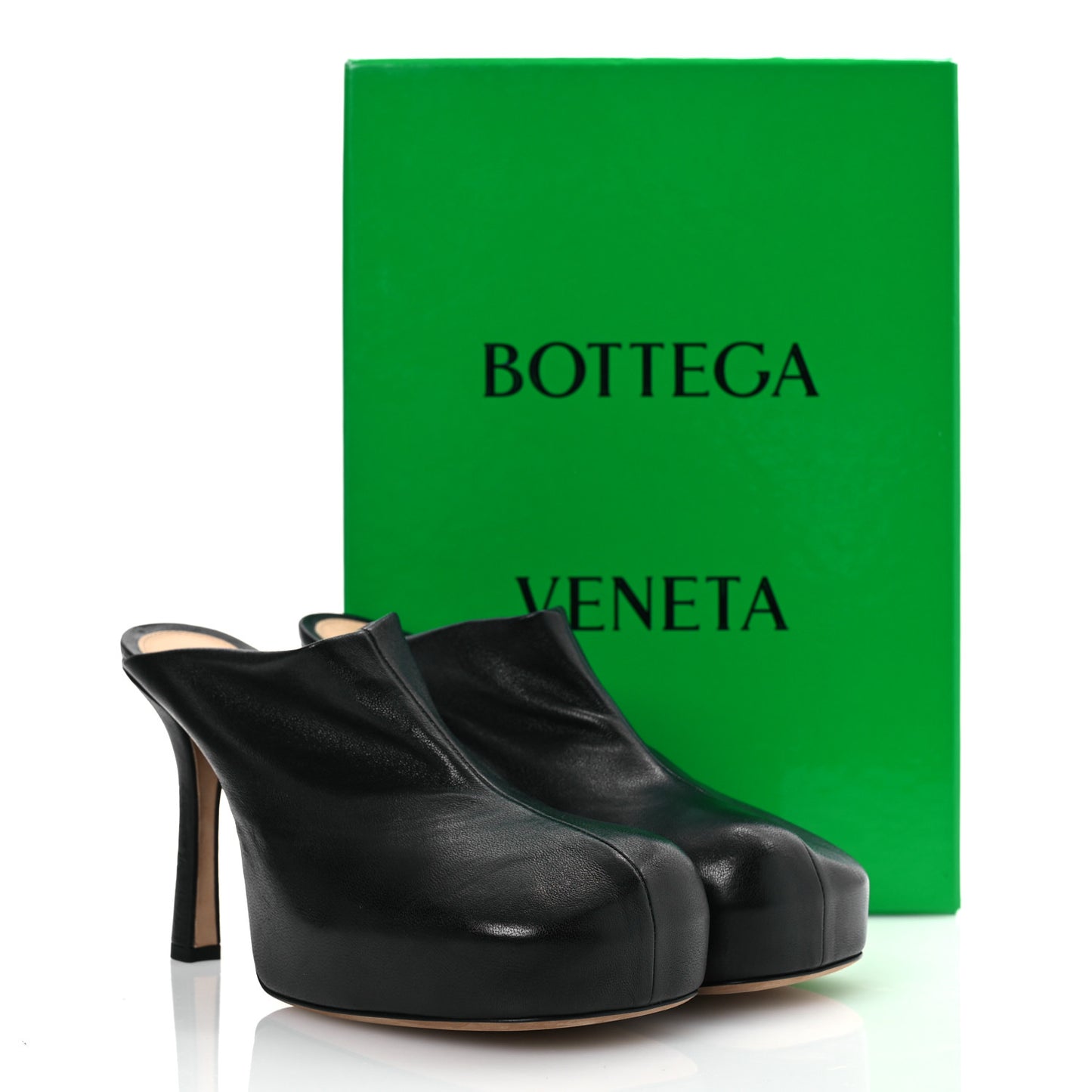 Stretch Nappa The Bold Mules 39 Black