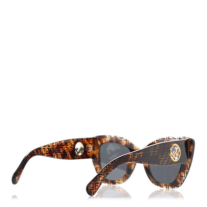 Fendi Acetate F is Fendi FF 51mm Cat Eye Sunglasses 0327/S Tortoise Camouflage 4 of 6