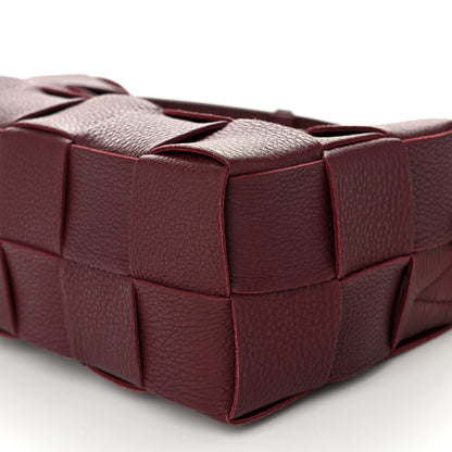 Bottega Veneta Grained Calfskin Maxi Intrecciato Brick Cassette Bag Bordeaux 10 of 10