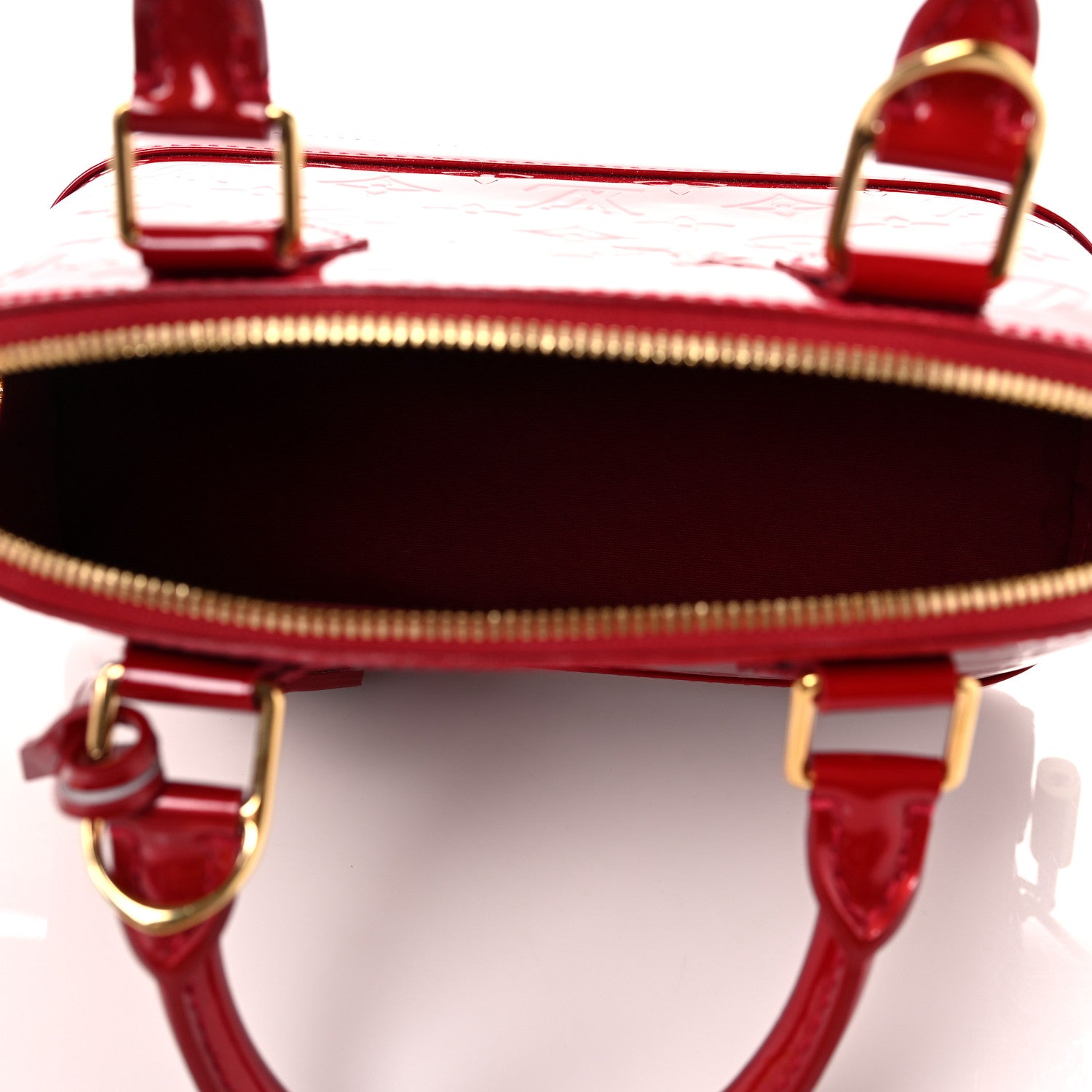 Louis Vuitton Vernis Alma BB Pomme D'Amour 4 of 7
