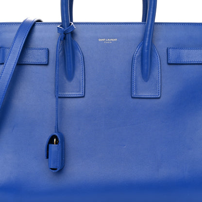 Saint Laurent Calfskin Small Sac De Jour Royal Blue 9 of 11