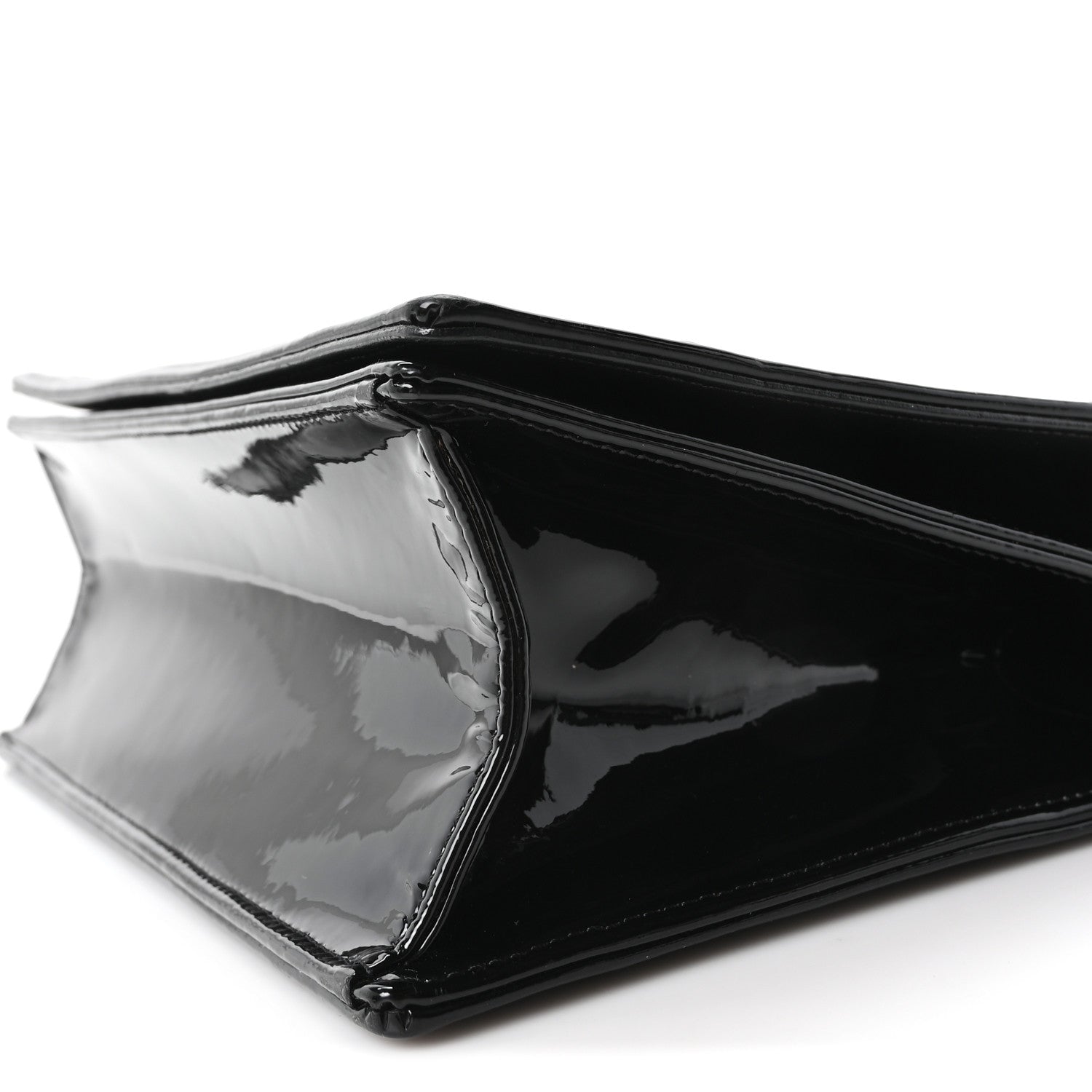 Christian Dior Patent Medium Diorama Flap Bag Black 10 of 11
