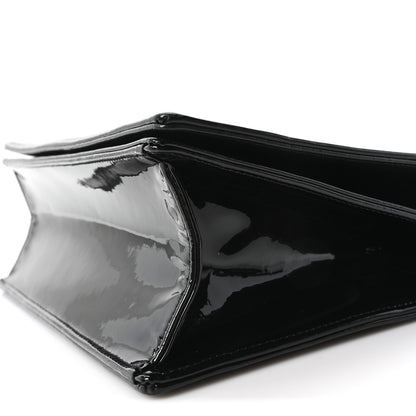 Christian Dior Patent Medium Diorama Flap Bag Black 10 of 11