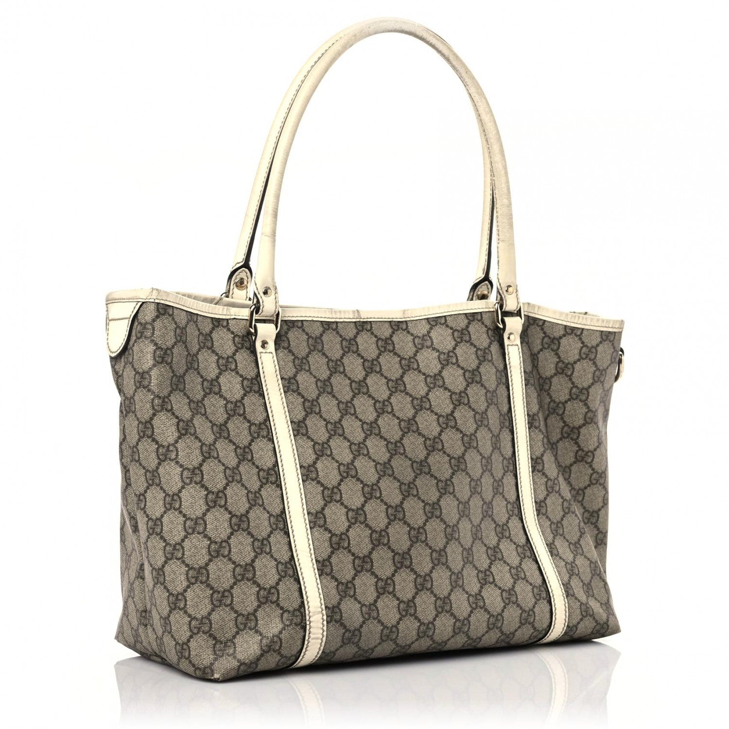 Gucci GG Plus Monogram Medium Joy Tote Off White 2 of 33