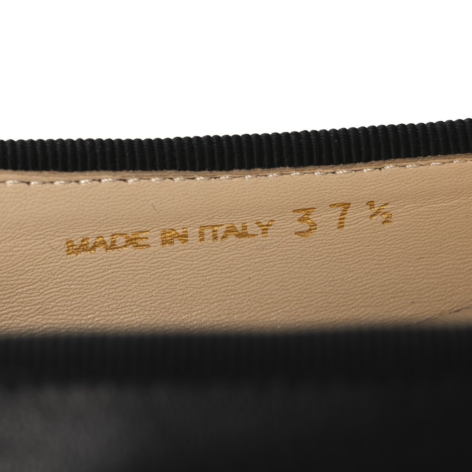Prada Nappa Vernice Cap Toe Logo Bow Ballerina Flats 37.5 Black 7 of 9
