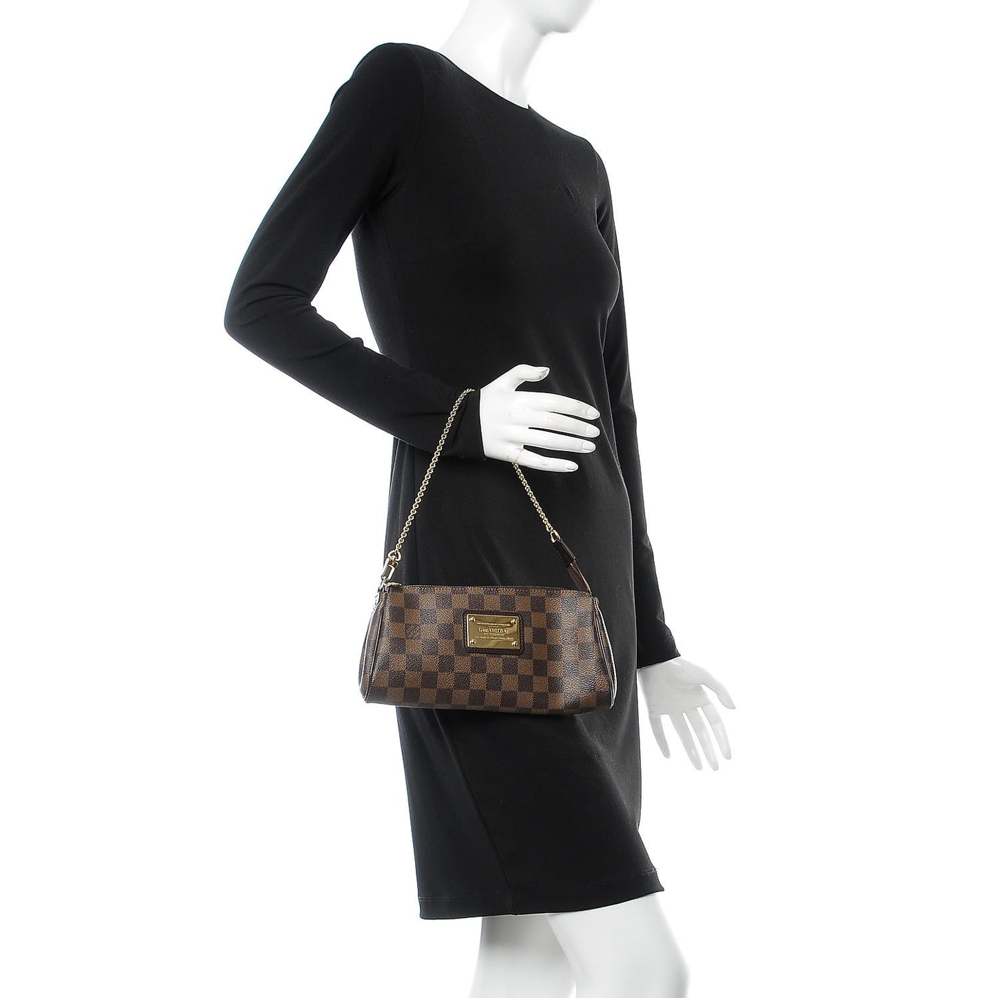 Damier Ebene Eva Clutch