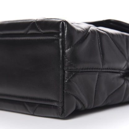 Prada Nappa Triangle Stitched Large Spectrum Bag Black 9 of 10