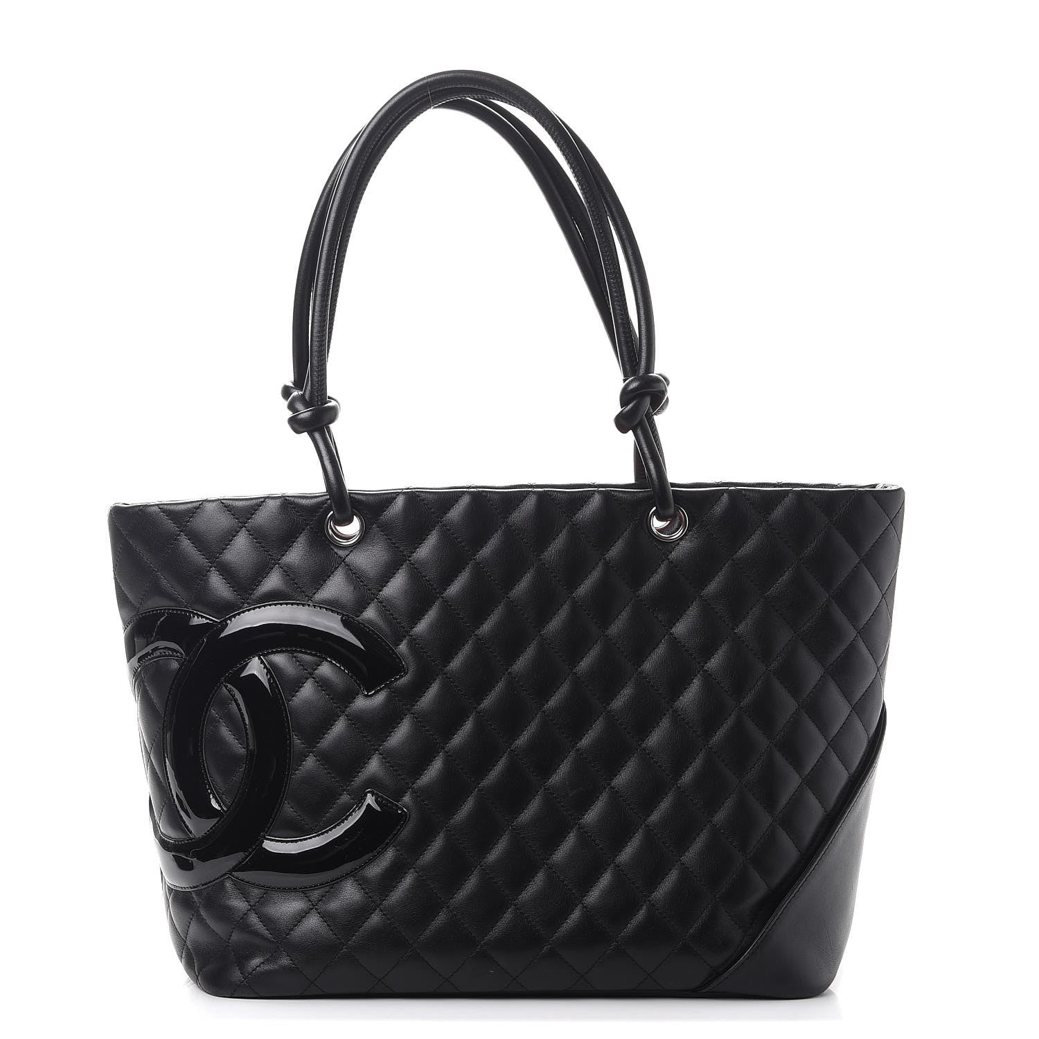 Chanel Calfskin Quilted Large Cambon Tote Black 1 of 11