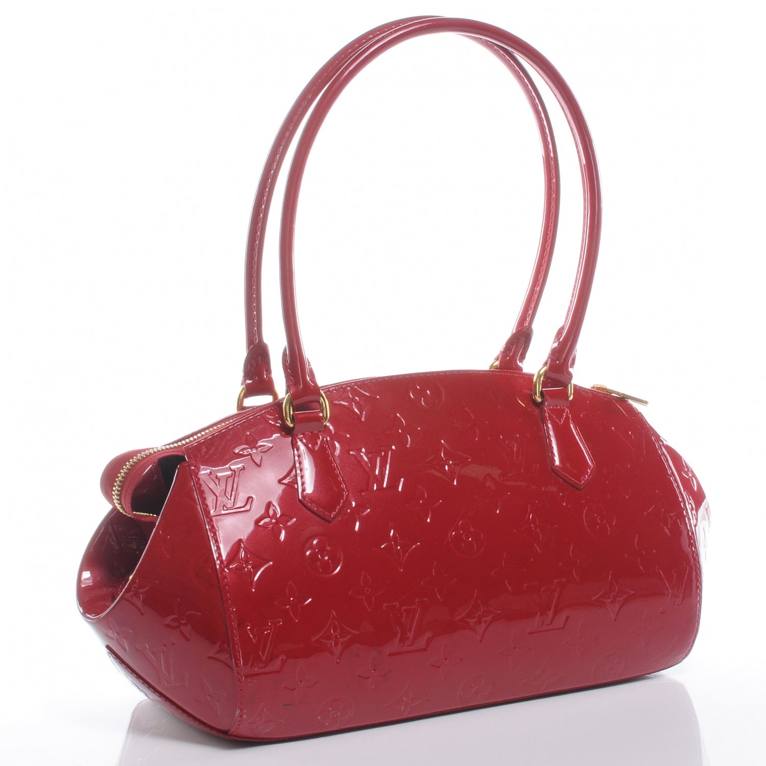 Louis Vuitton Vernis Sherwood PM Pomme D'Amour 4 of 8