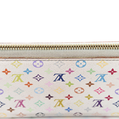 Louis Vuitton Monogram Multicolor Zippy Wallet White 17 of 20
