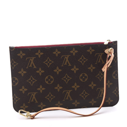 Louis Vuitton Monogram Neverfull MM GM Pochette Pivoine 2 of 8