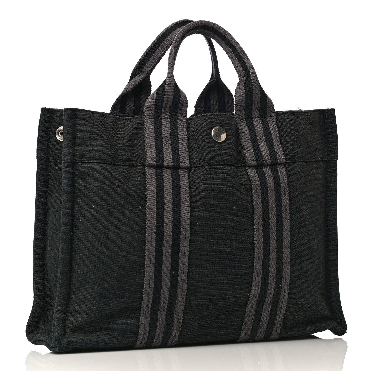 Hermes Canvas Tout Fourre PM Black 5 of 8