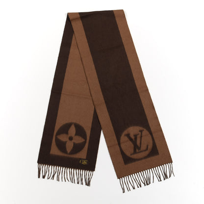 Louis Vuitton Lambswool Angora Cardiff Scarf Brown 2 of 3