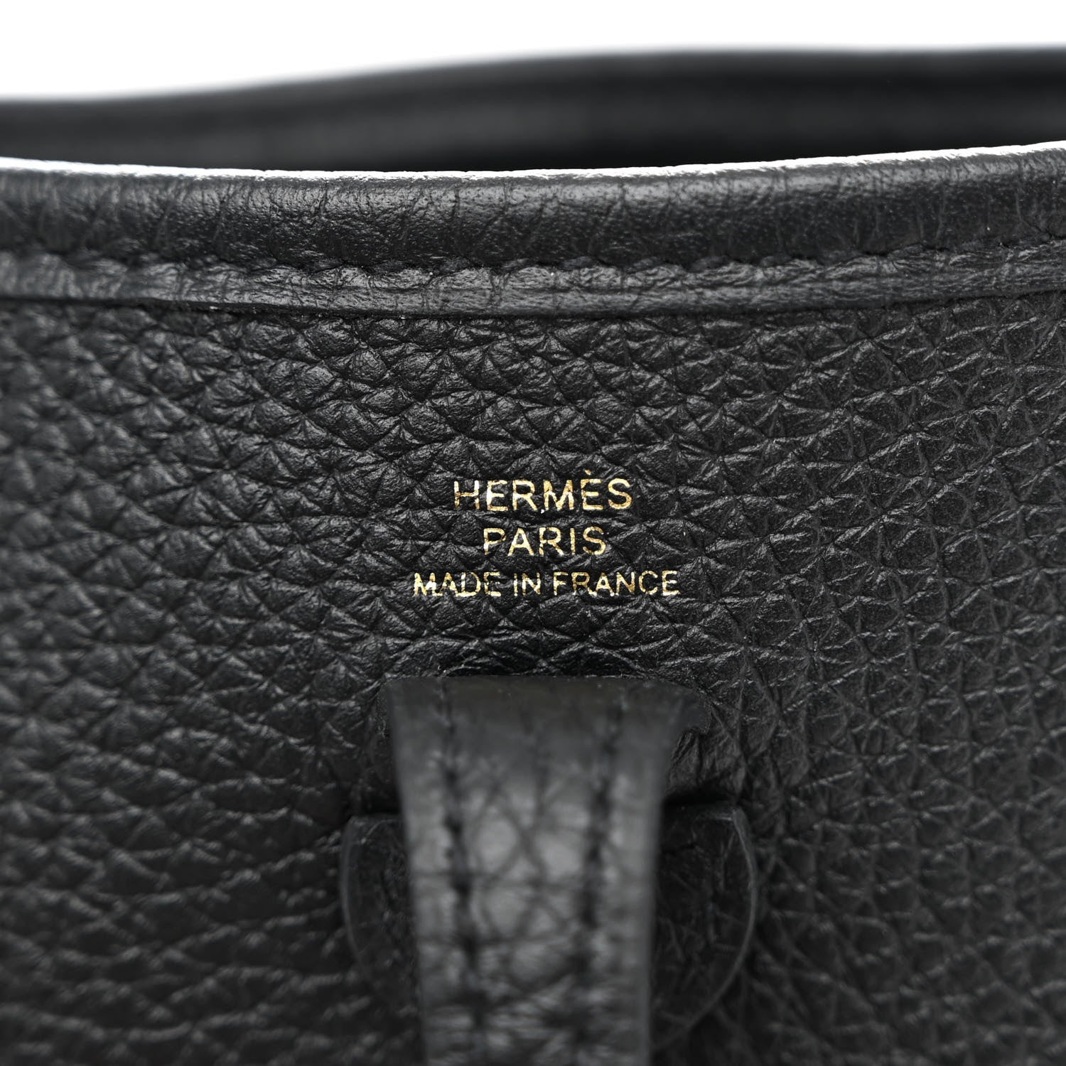 Hermes Taurillon Clemence Evelyne TPM Black 6 of 11